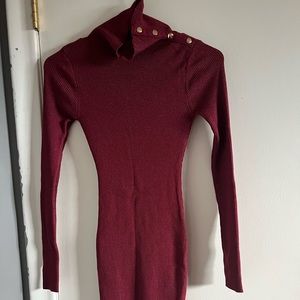 Burgundy Dress